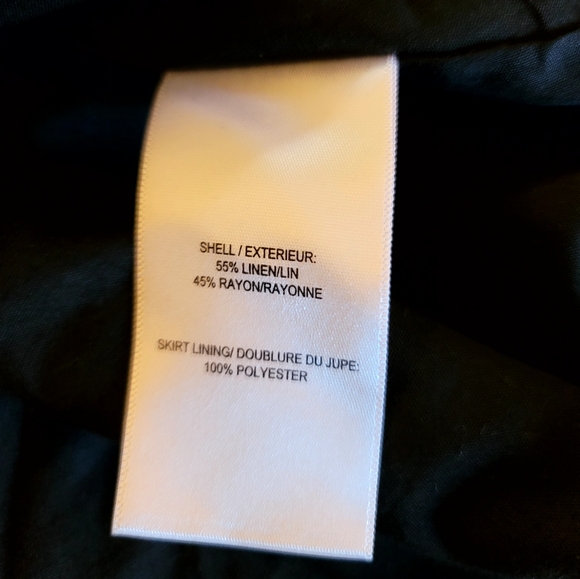 Christian Lacroix Black Linen Wrap Dress Womens Size Medium Sleeveless Pockets - Picture 16 of 16